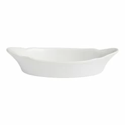 World Market White Ceramic Au Gratin Bakers Set Of 2