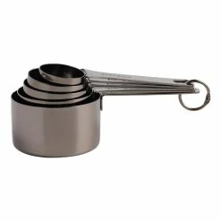 World Market Graphite Gray Stainless Steel Nesting Measuring Cups