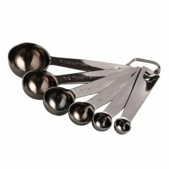World Market Graphite Gray Stainless Steel Nesting Measuring Spoons