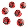 World Market Kikkerland Ladybug Bag Clips 6 Pack