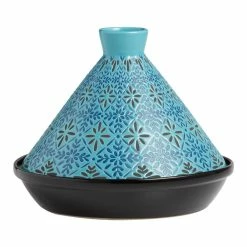 World Market Blue Tile Terracotta Tagine