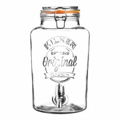 Deals Kitchen Store 10 World Market Kilner 2 Gallon Glass Drink Dispenser with Clamp Lid