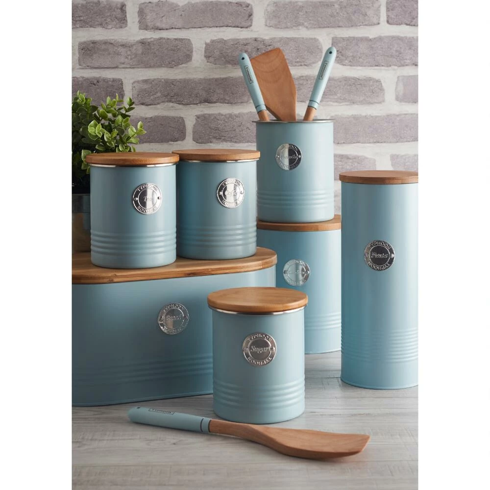 World Market Typhoon Living Steel Bread Bin with Bamboo Lid 4 World Market Typhoon Living Steel Bread Bin with Bamboo Lid - Image 2