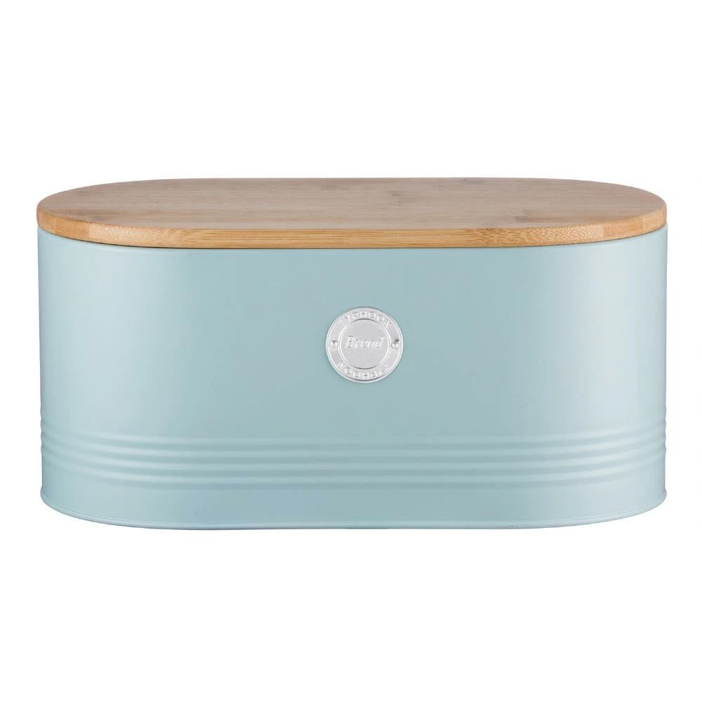 World Market Typhoon Living Steel Bread Bin with Bamboo Lid 5 World Market Typhoon Living Steel Bread Bin with Bamboo Lid - Image 3