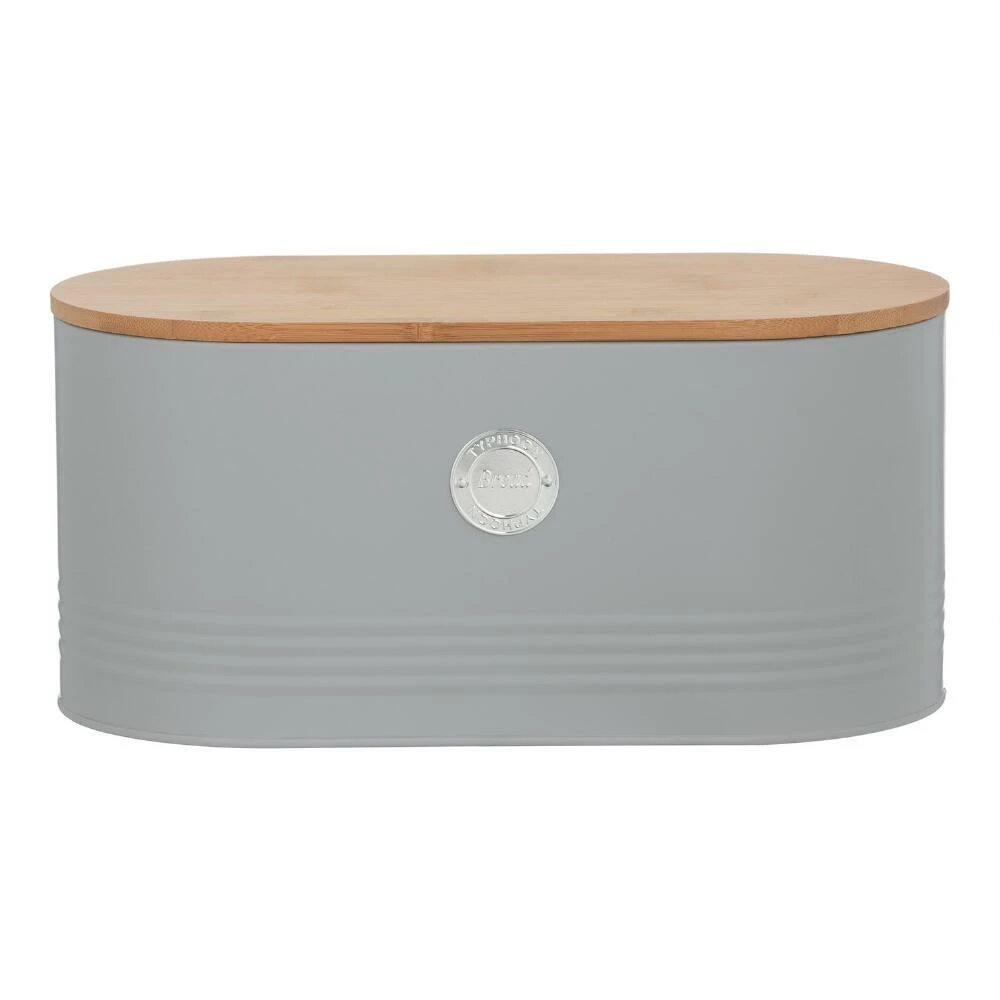 World Market Typhoon Living Steel Bread Bin with Bamboo Lid 7 World Market Typhoon Living Steel Bread Bin with Bamboo Lid - Image 5