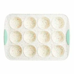 World Market Trudeau Confetti Structured Silicone 12c Muffin Pan