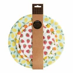 World Market Fruit Pattern Cotton Bowl Covers 3 Pack