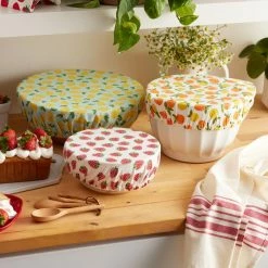 World Market Fruit Pattern Cotton Bowl Covers 3 Pack -Deals Kitchen Store unnamed file 299
