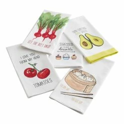 World Market Illustrated Food Kitchen Towel