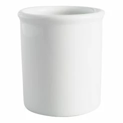 World Market White Porcelain Utensil Holder