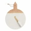 World Market White Marble and Wood Cheese Board and Knife Set -Deals Kitchen Store unnamed file 355