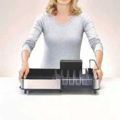 World Market Joseph Joseph Gray Steel Extend Expandable Dish Rack -Deals Kitchen Store unnamed file 397