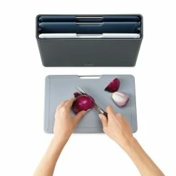 World Market Joseph Joseph Regular Gray Folio 4 Piece Cutting Board Set -Deals Kitchen Store unnamed file 431