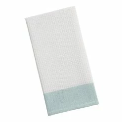World Market White Waffle Weave Kitchen Towel With Border -Deals Kitchen Store unnamed file 44