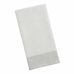 World Market White Waffle Weave Kitchen Towel With Border -Deals Kitchen Store unnamed file 45