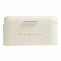 World Market All You Knead Is Love Enamel Bread Bin