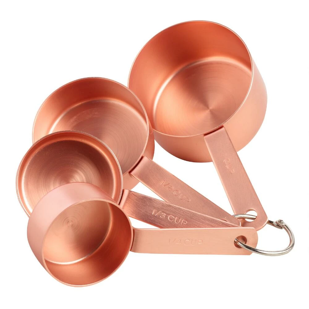 World Market Copper Nesting Measuring Cups 4 World Market Copper Nesting Measuring Cups - Image 2