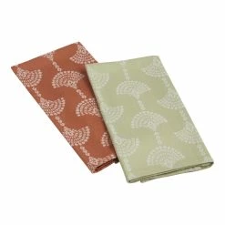 World Market Jacquard Fan Print Kitchen Towel