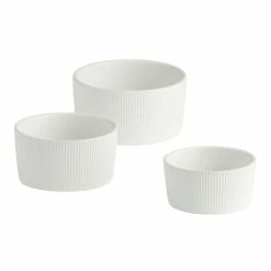 World Market White Ceramic Nesting Ramekins 3 Pack