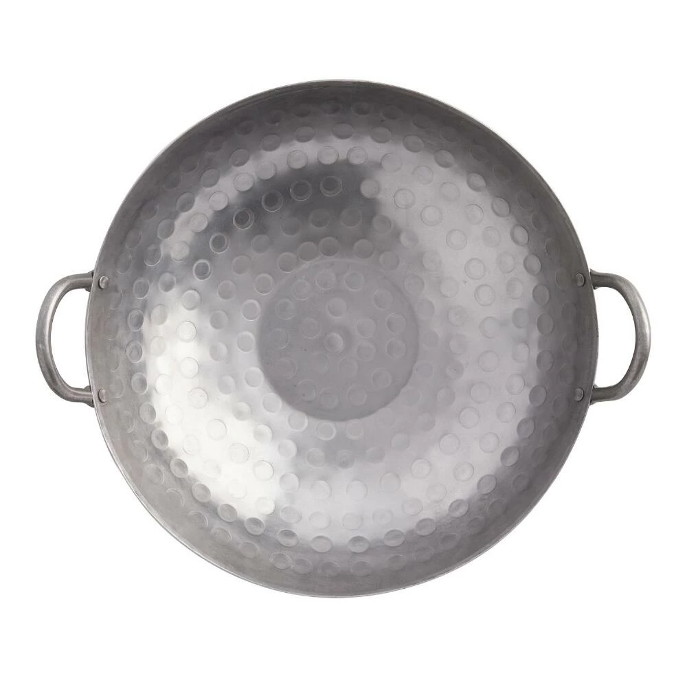World Market Hand Hammered Carbon Steel Wok 12 Inch 4 World Market Hand Hammered Carbon Steel Wok 12 Inch - Image 2