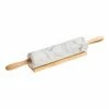 World Market White Marble Rolling Pin With Wood Handles -Deals Kitchen Store unnamed file 662