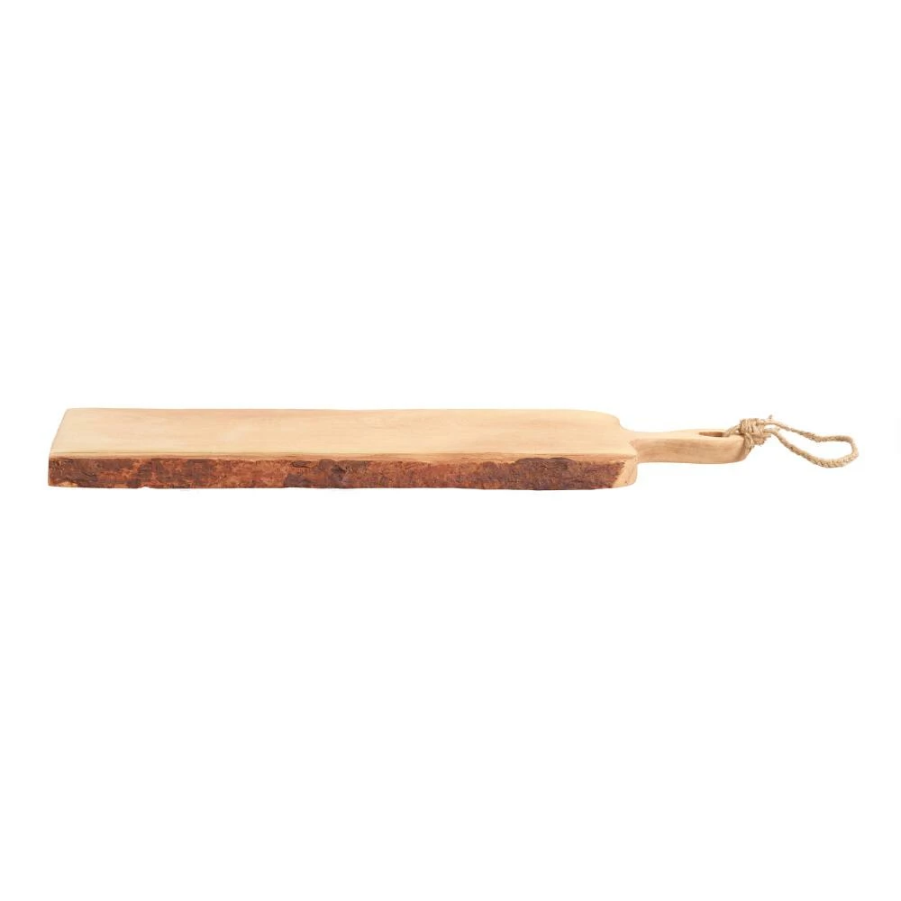 World Market Large Raw Edge Wood Paddle Serving Board 5 World Market Large Raw Edge Wood Paddle Serving Board - Image 3