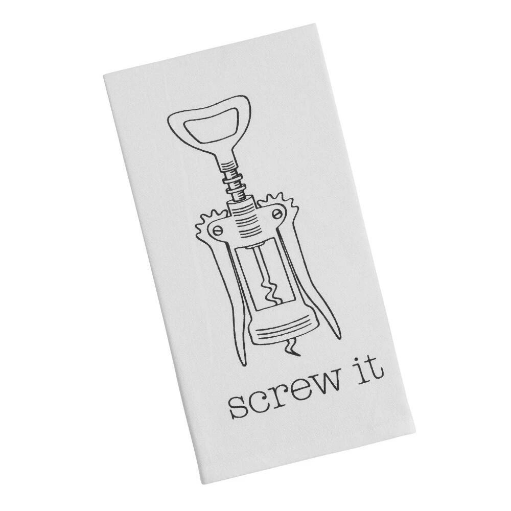 World Market Screw It Kitchen Towel 3 World Market Screw It Kitchen Towel