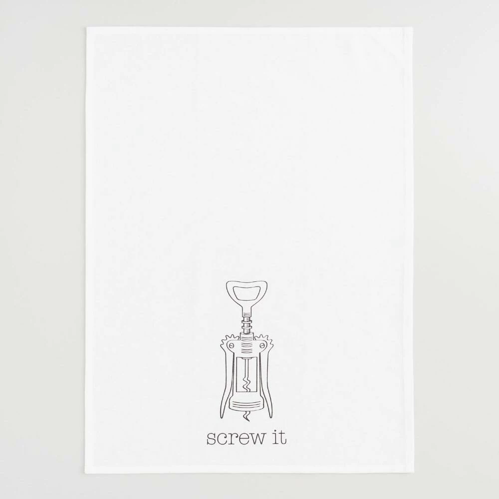 World Market Screw It Kitchen Towel 4 World Market Screw It Kitchen Towel - Image 2