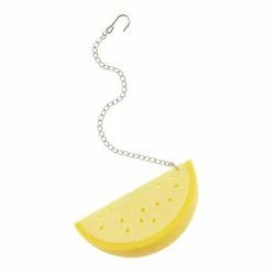 World Market Yellow Silicone Lemon Wedge Tea Infuser