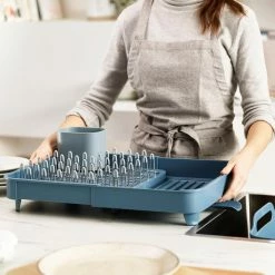 World Market Joseph Joseph Sky Blue Extend Expandable Dish Rack -Deals Kitchen Store unnamed file 771