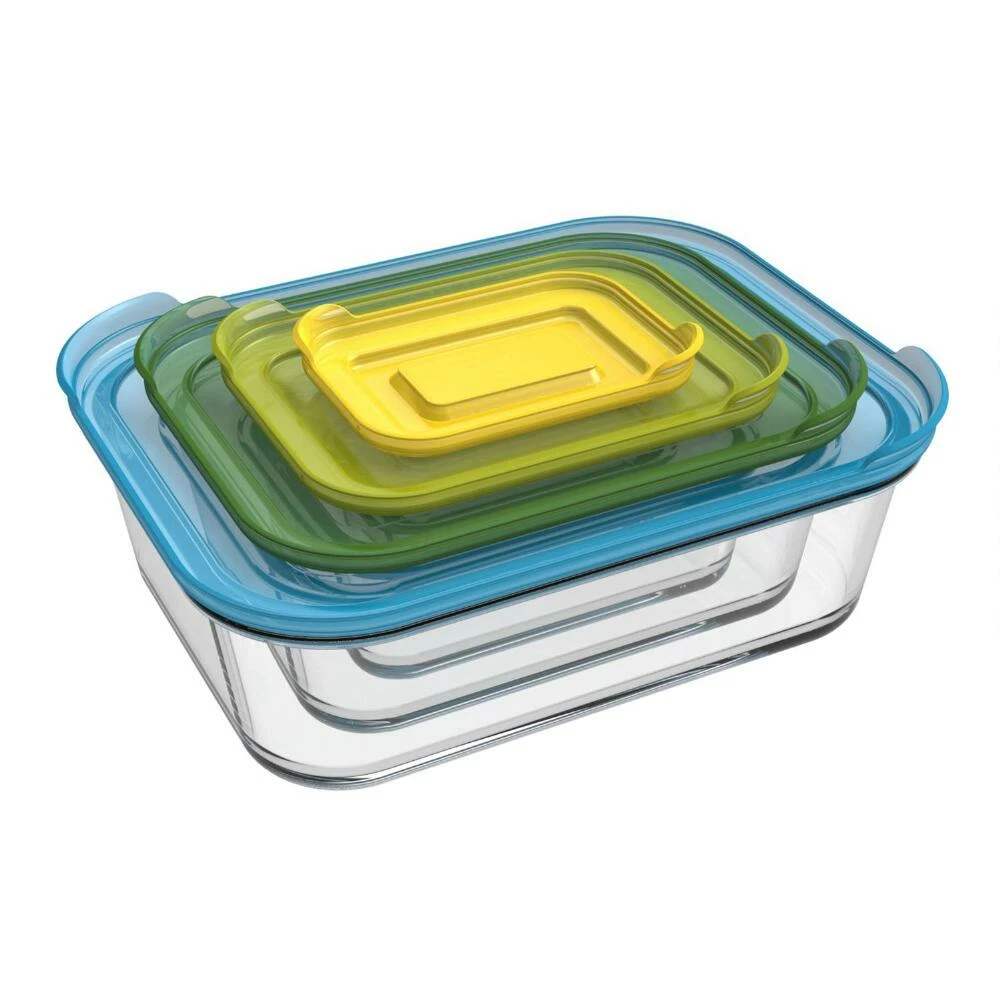 World Market Joseph Joseph Nest Glass 8 Piece Food Storage Set 3 World Market Joseph Joseph Nest Glass 8 Piece Food Storage Set
