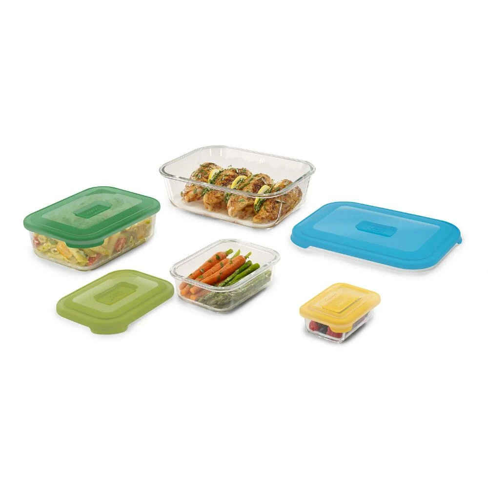 World Market Joseph Joseph Nest Glass 8 Piece Food Storage Set 5 World Market Joseph Joseph Nest Glass 8 Piece Food Storage Set - Image 3