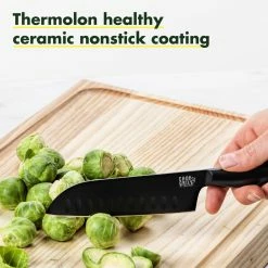 World Market GreenPan Small Chop & Grill Stainless Steel Santoku Knife 11 World Market GreenPan Small Chop & Grill Stainless Steel Santoku Knife -Deals Kitchen Store unnamed file 792