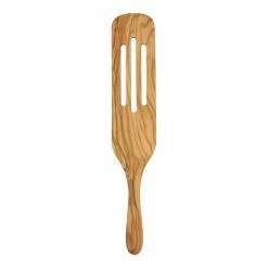 World Market Olive Wood Slotted Stirring Spatula