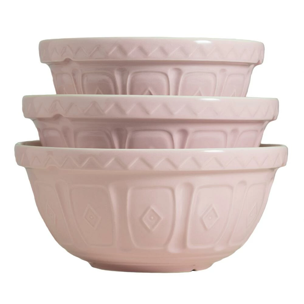 World Market Mason Cash Powder Pink Color Mix Mixing Bowl 3 World Market Mason Cash Powder Pink Color Mix Mixing Bowl