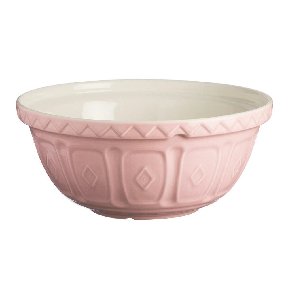 World Market Mason Cash Powder Pink Color Mix Mixing Bowl 4 World Market Mason Cash Powder Pink Color Mix Mixing Bowl - Image 2