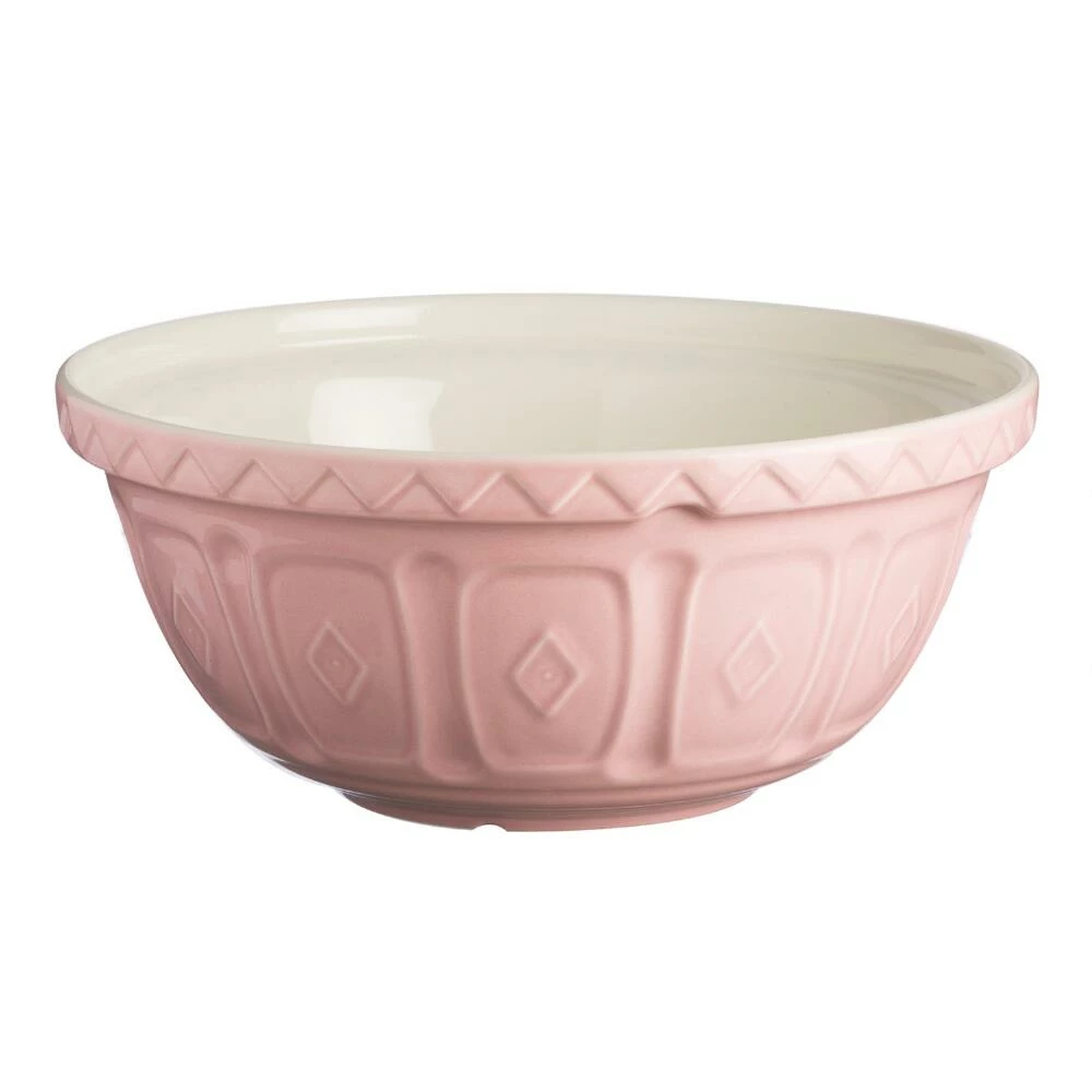 World Market Mason Cash Powder Pink Color Mix Mixing Bowl 6 World Market Mason Cash Powder Pink Color Mix Mixing Bowl - Image 4