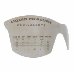 World Market Liquid Measurement Conversion Kitchen Magnet