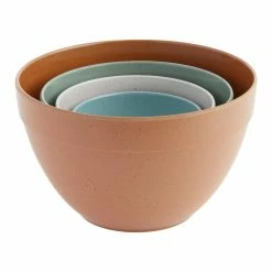 World Market Upcycle Bamboo Fiber Nesting Prep Bowls 4 Pack