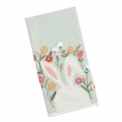 World Market Sky Blue Floppy Bunny Ears Kitchen Towel