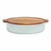 World Market Oval Sage Green Reactive Glaze Baker with Trivet Lid -Deals Kitchen Store unnamed file 920