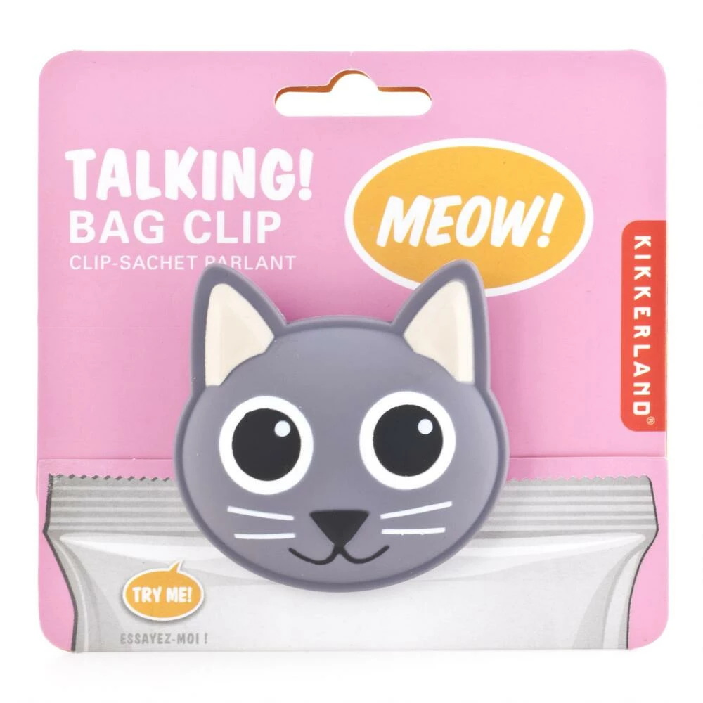 World Market Meowing Cat Bag Clip 5 World Market Meowing Cat Bag Clip - Image 3