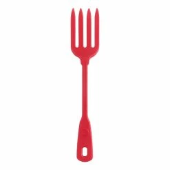 World Market Red Silicone Cooking Fork