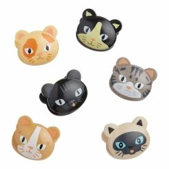 World Market Kikkerland Cat Bag Clips 6 Pack
