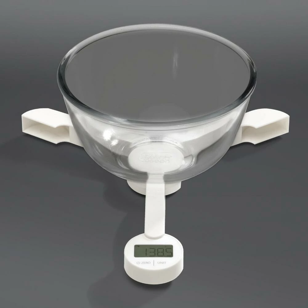 World Market Joseph Joseph White TriScale Folding Digital Kitchen Scale 4 World Market Joseph Joseph White TriScale Folding Digital Kitchen Scale - Image 2