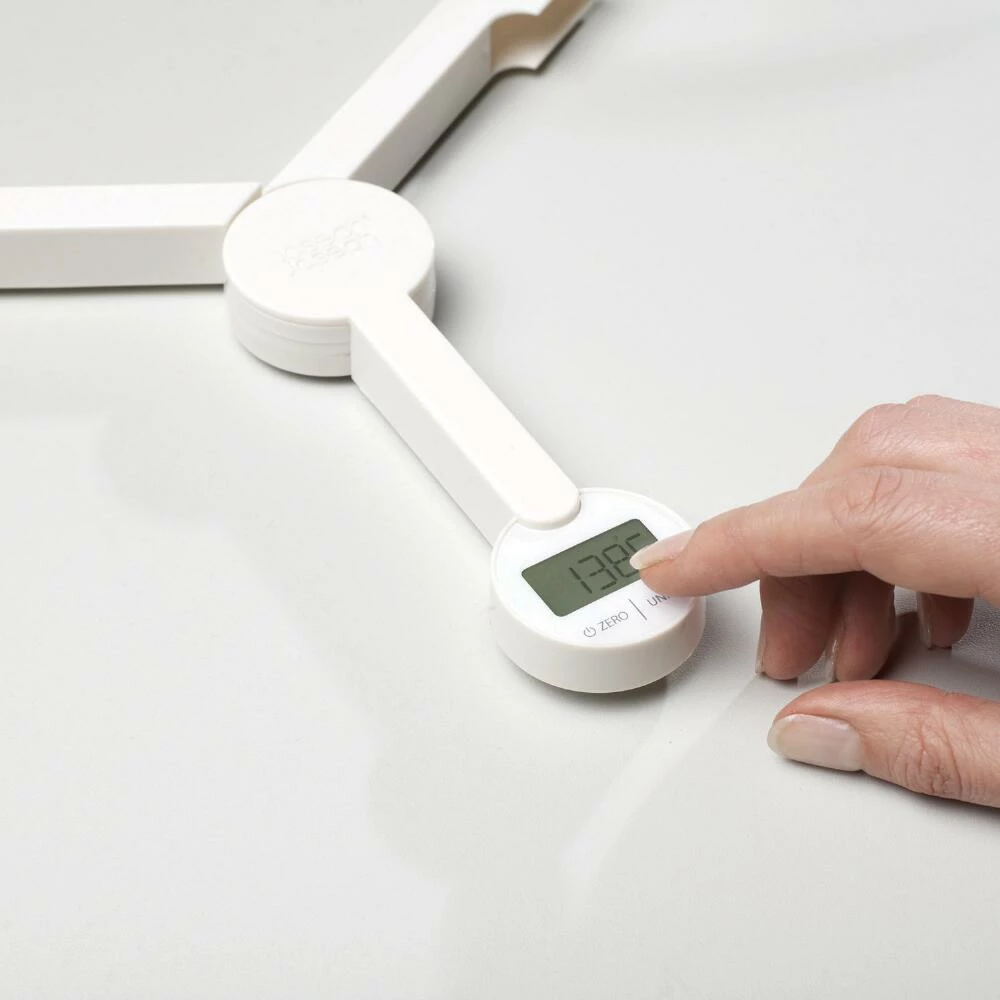 World Market Joseph Joseph White TriScale Folding Digital Kitchen Scale 5 World Market Joseph Joseph White TriScale Folding Digital Kitchen Scale - Image 3