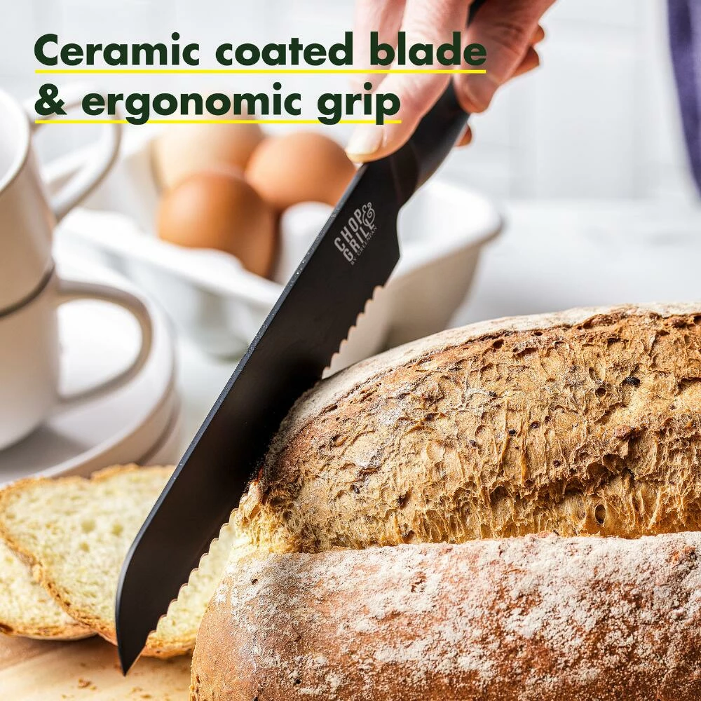 World Market GreenPan Chop & Grill Stainless Steel Bread Knife 6 World Market GreenPan Chop & Grill Stainless Steel Bread Knife - Image 4