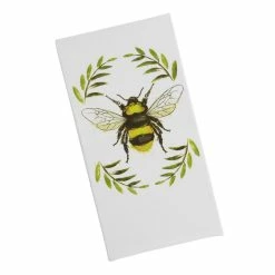 World Market Watercolor Bee Kitchen Towel